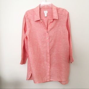 Chico’s size 2 linen blouse